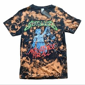 NWT! Metallica "Justice for all" Band Graphic Tee